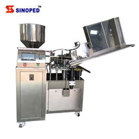 Apm snf60a automatic ce gmp high-accuracy hand toothpaste cosmetics cream aluminum tube filling and - Soft Tube Machine