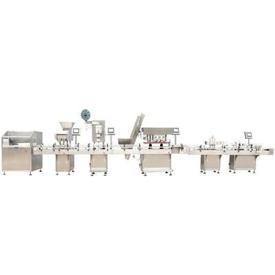 Automatic packing line soft capsule and tablet counting and filling machine - Tablet and Capsule Packing Line