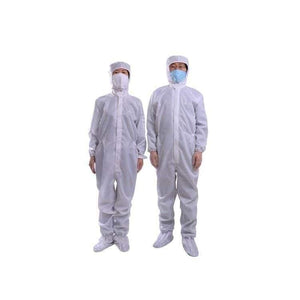 Antistatic Polyester Filaments Conductive Fibers Clean Room Suit Jacket Uniform Clothes APM-USA
