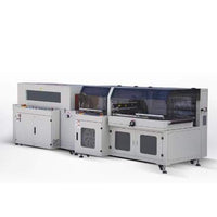 Fm5540 Semi Automatic Pof Film 2 in 1 L Bar Cutting Sealer Shrink Wrap Packaging Machine APM-USA
