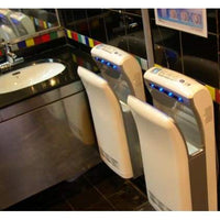 Linkedin Fashionable Antimicrobial Abs Electronic Automatic Airblade Jet Air Hand Dryer for Toilet APM-USA