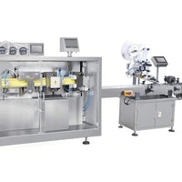 Oral Liquid Filling Sealing Machine with Pm-100 Labeling Machine APM-USA
