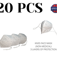 Qty20 KN95 Face Masks (Non-Medical) APM-USA