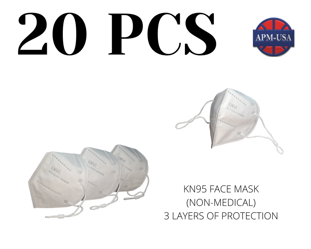 Qty20 KN95 Face Masks (Non-Medical)