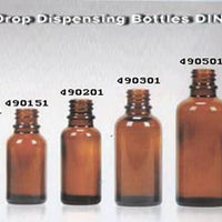 Amber Drop Dispensing Bottles Din 18mm APM-USA