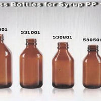 Amber Glass for Syrup Pp18,24mm APM-USA