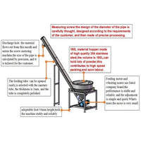 {apm} stainless steel food vibration hopper linked feeding conveyor - Ungrouped