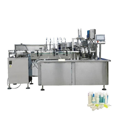 Aseptic linear liquid filling & stoppering machine for vials - Spray Filling Machine