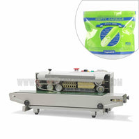 munna27 Automatic Continuous Plastic Bag Sealing Machine Coding Printer 