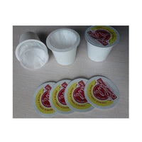 Automatic k-cup with filters coffee capsule filling and sealing machine - Coffee Capsule & Cup Filling Machine