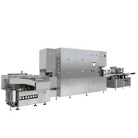 Automatic Pharma Mono block Filling Stoppering Capping Labeling Machine 