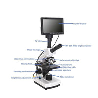 Blood analysis video lcd digital optical phone biological microscope - Other Products
