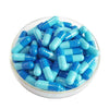 ikram18 blue white halal hard gelatin empty capsules size #4 