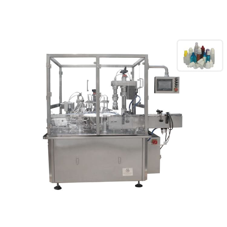 Ce 10ml pharmaceutical drop eye drop filling plugging/stoppering capping machine - Eye Drops Filling Line
