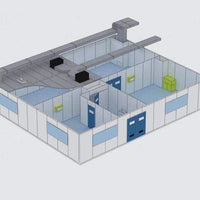 Jihan85 Clean Room Air Shower Personnel Cargo Goods / Modular Clean room Air Shower Clean Room 