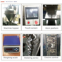 Semi automatic clamping food bag granule electronic machine - Powder Filling Machine