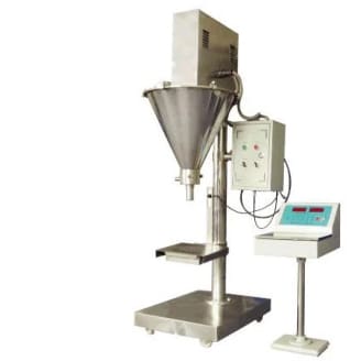 Semi-automatic dry chemical powder filling and sealing machine - Powder Filling Machine