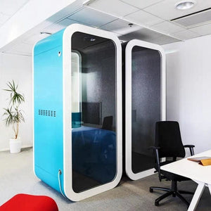 Sharing creative glass small sound proof telephone booth cabinet meeting room office cyber celebrity Live Room 