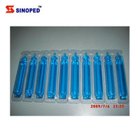 Small vial and ampoules labeling and traying machine - Ampoule Bottle Production Line