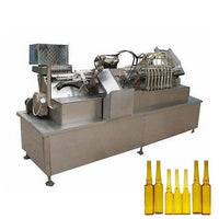 Stainless steel 304 two needle ampule filling and sealing machine - Ampoule Bottle Production Line